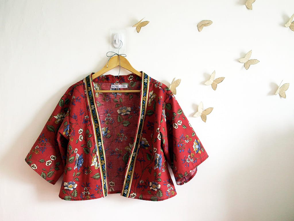 Reworked Vintage Kimono Jacket