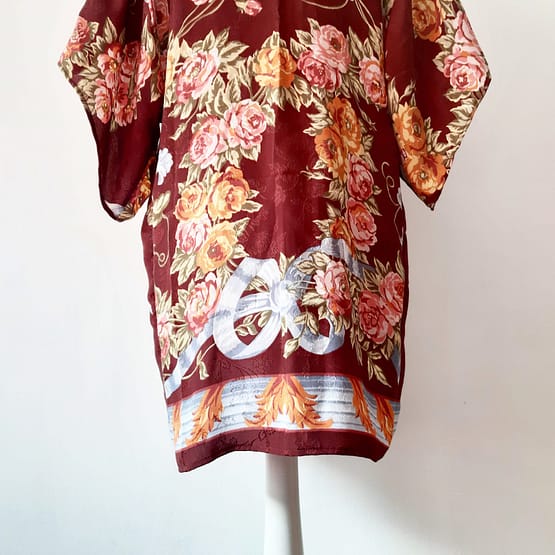 Silk Kimono Reworked Vintage
